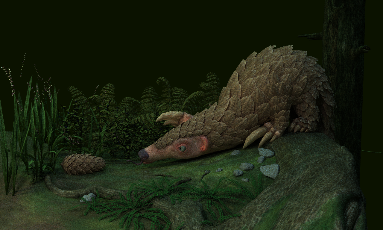 Rendering of a Pangolin