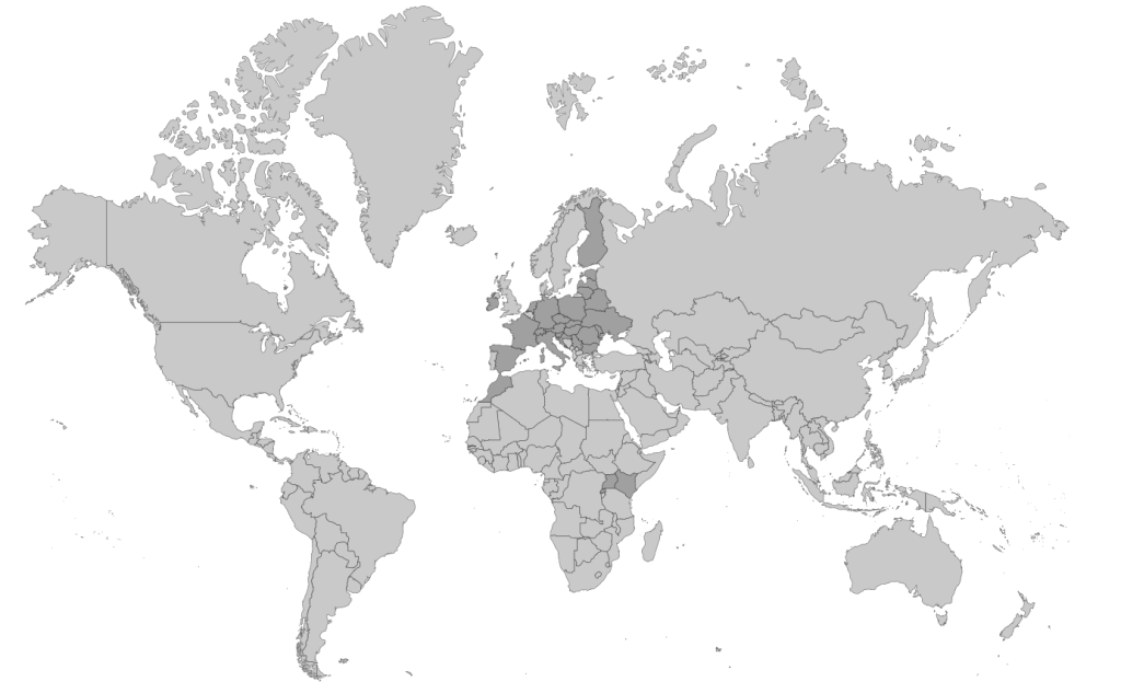 My Visited Countries Map